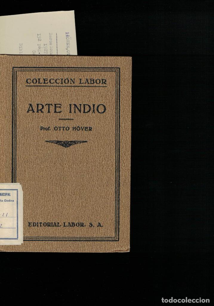 Libros antiguos: Otto H&ouml;ver, Arte Indio - Foto 2