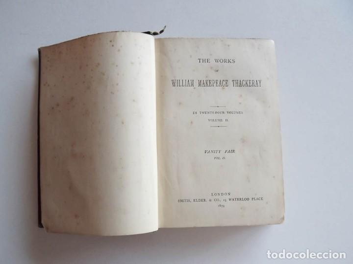 Libros antiguos: 1879, Vanity Fair, William Makepace Thackeray - Foto 3