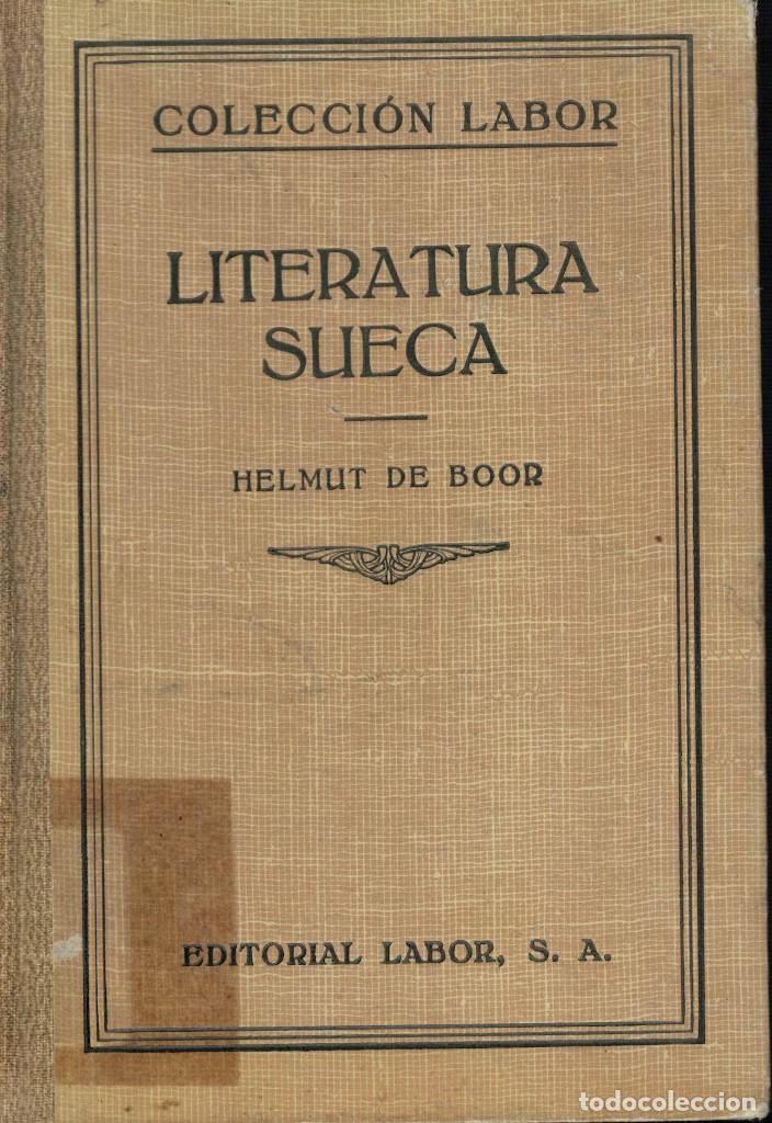 Libros antiguos: Helmut de Boor, Literatura sueca - Foto 1