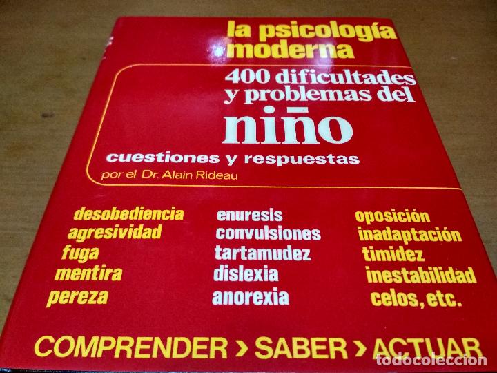 Libros antiguos: 400 dificultades y problemas del ni&ntilde;o - Foto 1