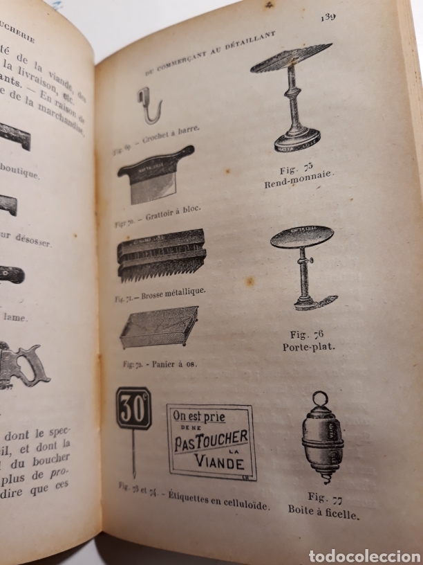 Libros antiguos: MANUEL DE BOUCHERIE M.GOULET 1925 - Foto 4