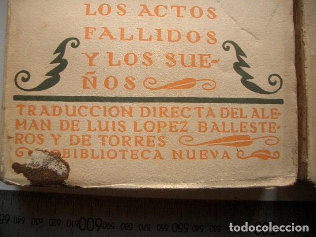 Libros antiguos: INTRODUCCI&Oacute;N A LA PSICOANALISIS (2 Vol) SIGMUND FREUD - Foto 3
