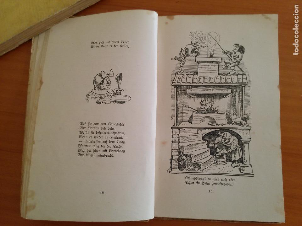 Libros antiguos: Max und Moritz eine bubengeschichte in sieben Streichen. Wilhelm Busch - Foto 2