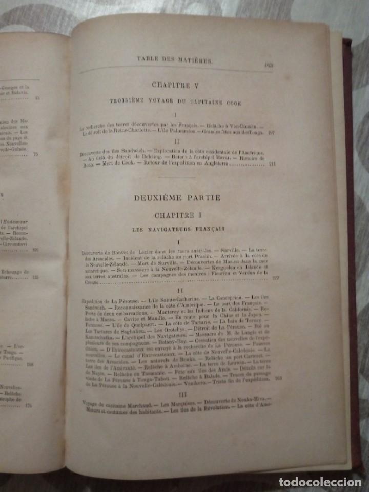 Libros antiguos: LES GRANDS NAVIGATEURS DU XVIIIe SIECLE - Verne - Foto 10
