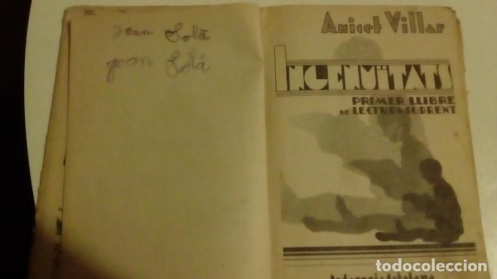 Libros antiguos: INGENU&Iuml;TATS PER ANICET VILLAR 1937 - Foto 3