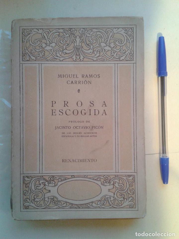 Libros antiguos: PROSA ESCOGIDA. M. RAMOS CARRION. 1916 - Foto 1