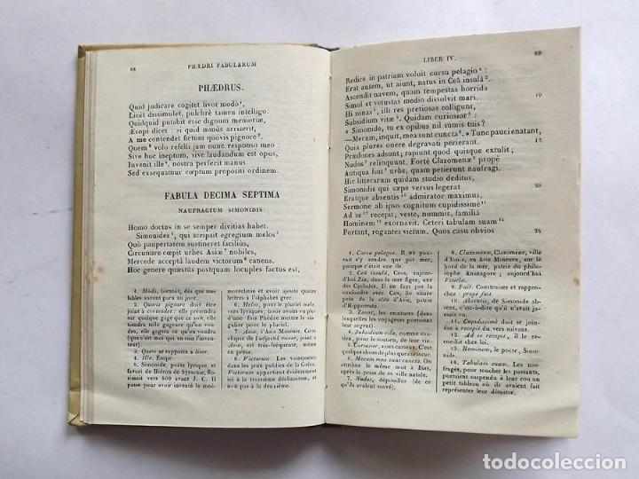 Libros antiguos: 1872, Fabularum, Libri quinque, Phaedri - Foto 3