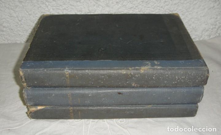 Libros antiguos: 3 Vol&uacute;menes con Novelas Encuadernadas. - Foto 1