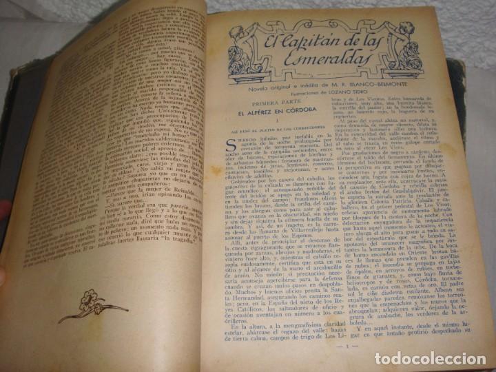 Libros antiguos: 3 Vol&uacute;menes con Novelas Encuadernadas. - Foto 3