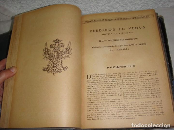 Libros antiguos: 3 Vol&uacute;menes con Novelas Encuadernadas. - Foto 7