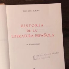 Libros antiguos: HISTORIA DE LA LITERATURA ESPAÑOLA--TOMO IV(35€). Lote 148009174