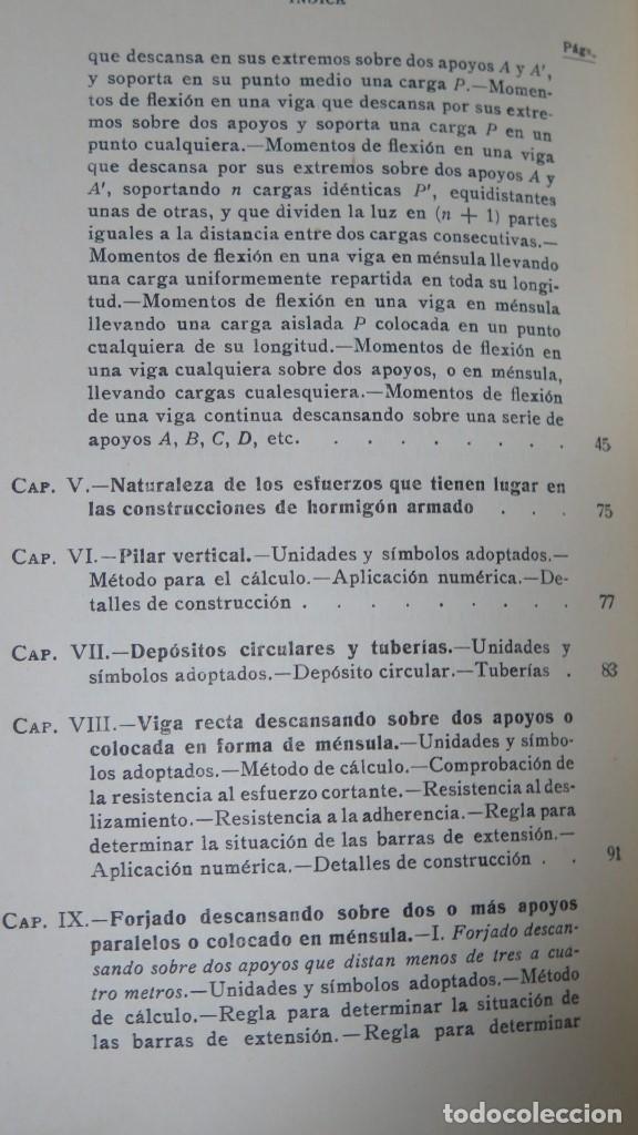 Libros antiguos: 1926.- HORMIGON ARMADO. L. MALPHETTES - Foto 4