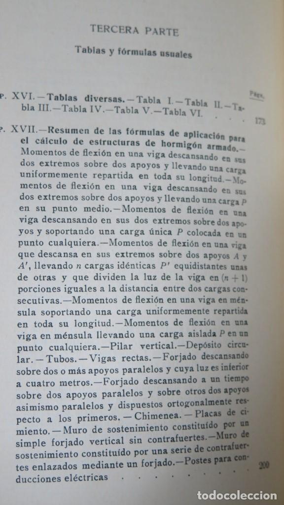 Libros antiguos: 1926.- HORMIGON ARMADO. L. MALPHETTES - Foto 6
