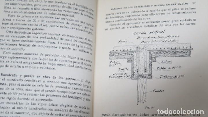 Libros antiguos: 1926.- HORMIGON ARMADO. L. MALPHETTES - Foto 8