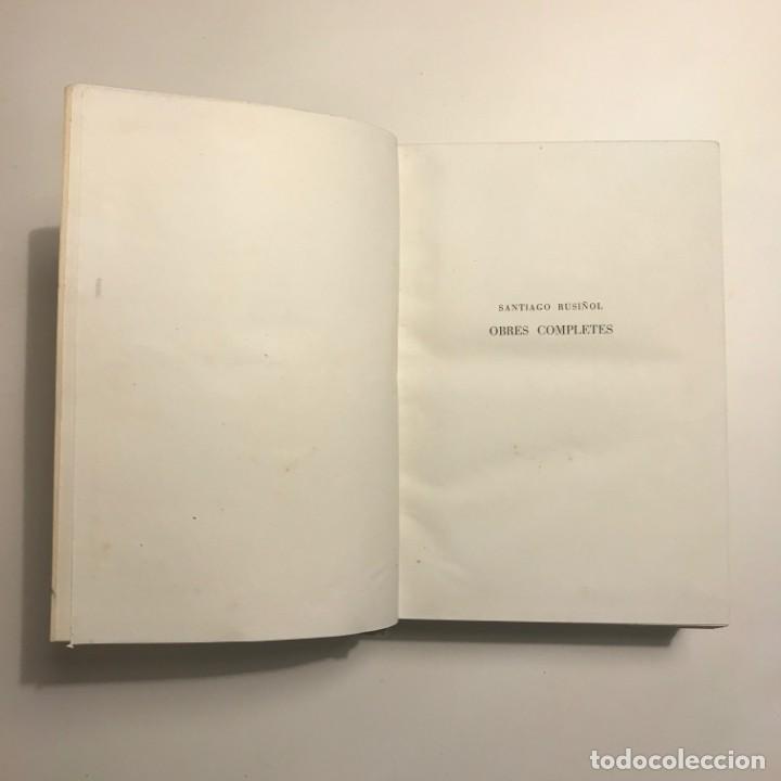 Libros antiguos: Obres Completes. Santiago Rusiñol. Ed. Selecta. 1956. 2a edición. Obra ilustrada con fotos. 14x20 - Foto 3 - 148362094