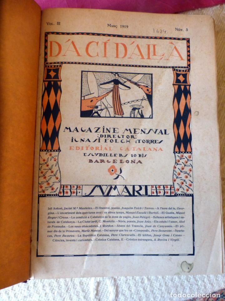 Libros antiguos: Daci dall&agrave; 7 n&uacute;meros sueltos - Foto 3