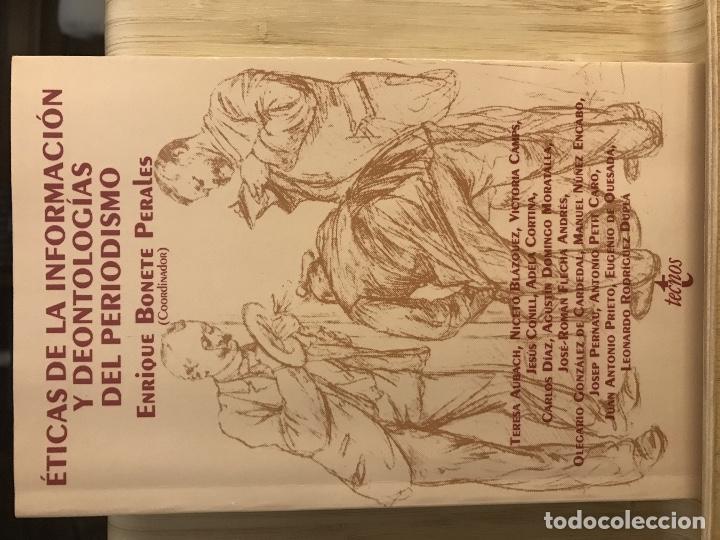 Libros antiguos: &Eacute;ticas de la informaci&oacute;n y deontolog&iacute;as del periodismo