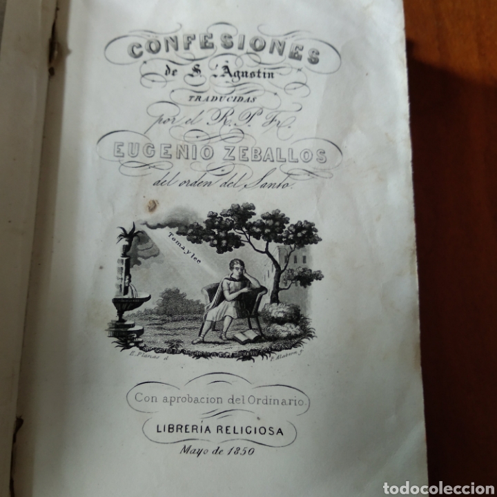 Libros antiguos: CONFESIONES DE SAN AGUST&Iacute;N. - Foto 3