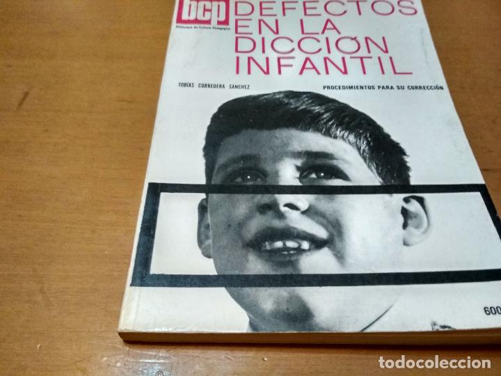 Libros antiguos: Defectos en la diccion infantil - Foto 1