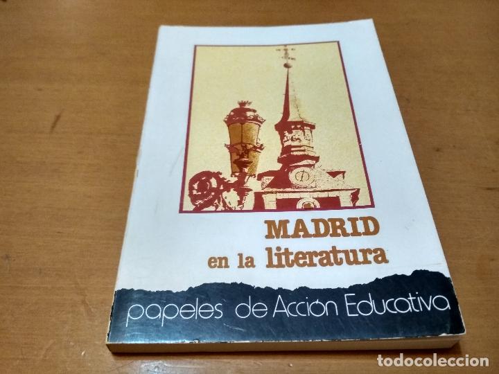 Libros antiguos: Madrid en la literatura - Foto 1