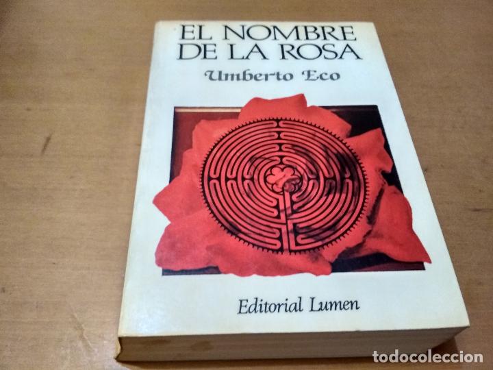 Libros antiguos: El nombre de la rosa - Foto 1