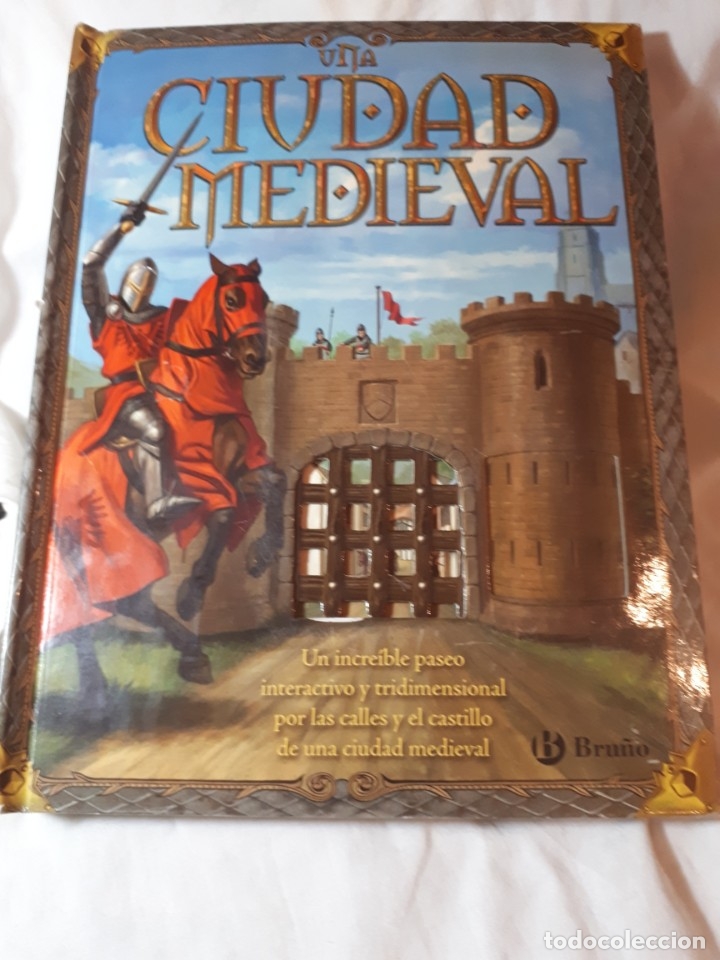 Libros antiguos: UNA CIUDAD MEDIEVAL. pop-up - Foto 8