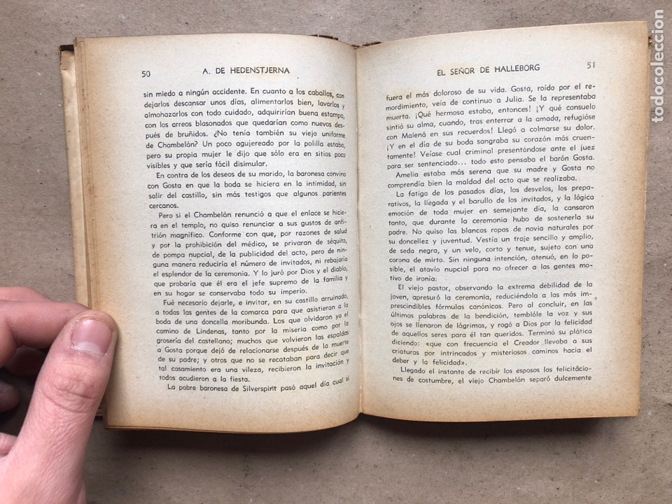 Libros antiguos: EL SE&Ntilde;OR DE HALLEBORG. A. DE HEDENSTJERNA. EDITORIAL MAUCCI. - Foto 5