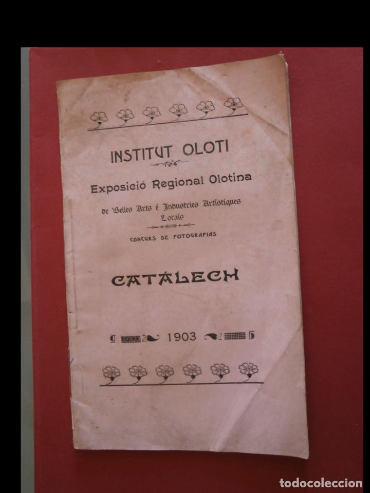 Libros antiguos: Institut Oloti. Exposici&oacute; Regional Olotina de Belles Arts e Industries Art&iacute;sitques locals. Cat&aacute;lech