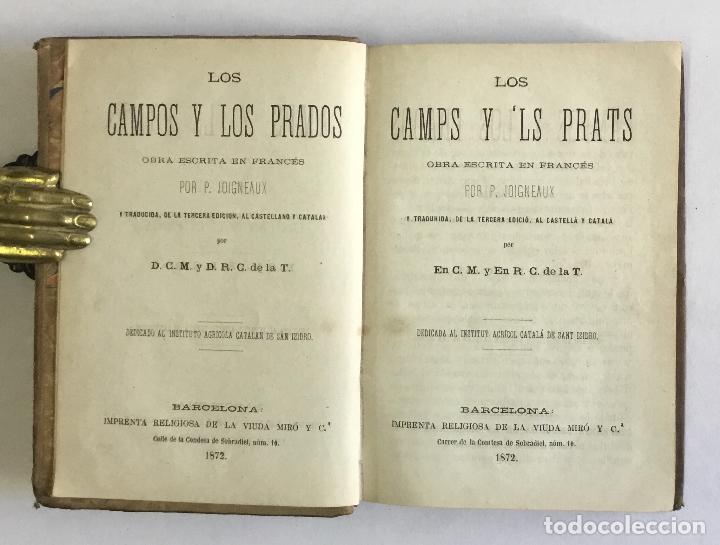 Libros antiguos: LOS CAMPS Y LS PRATS. - JOIGNEAUX, P. - Foto 1