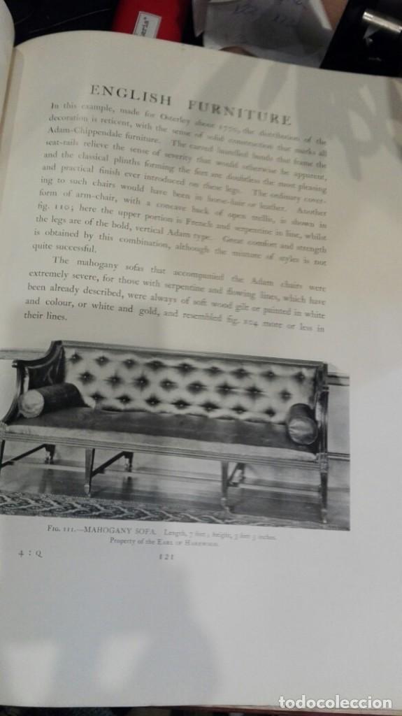 Libros antiguos: the history of english furniture.the age of satinwood.percy jacquoid.lawrence&julen.1908.mueble