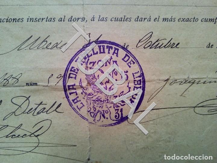Libros antiguos: 1908 CAZORLA EJERCTO LICENCIA O PERMISO UBEDA B02 - Foto 3
