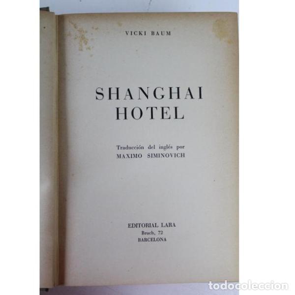 Libros antiguos: Antiguo libro Shanghai hotel - Foto 4