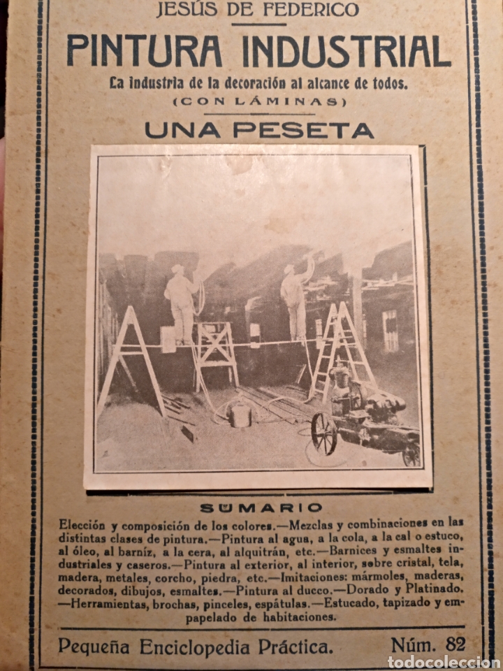 Libri antichi: 1930. Pintura industrial