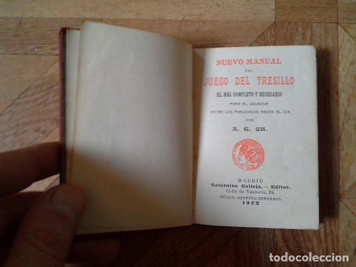 Libros antiguos: JUEGO DEL TRESILLO - CALLEJA - 1902 - Foto 2