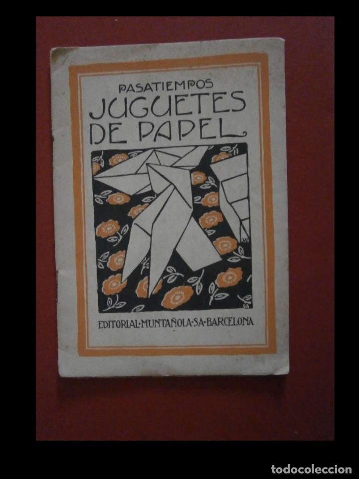 Libros antiguos: Juguetes de papel. Pasatiempos. - Foto 1