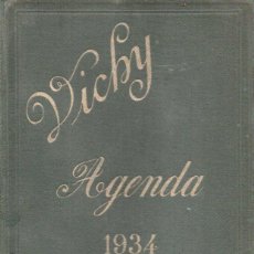 Libros antiguos: AGENDA AGUA DE VICHY 1934