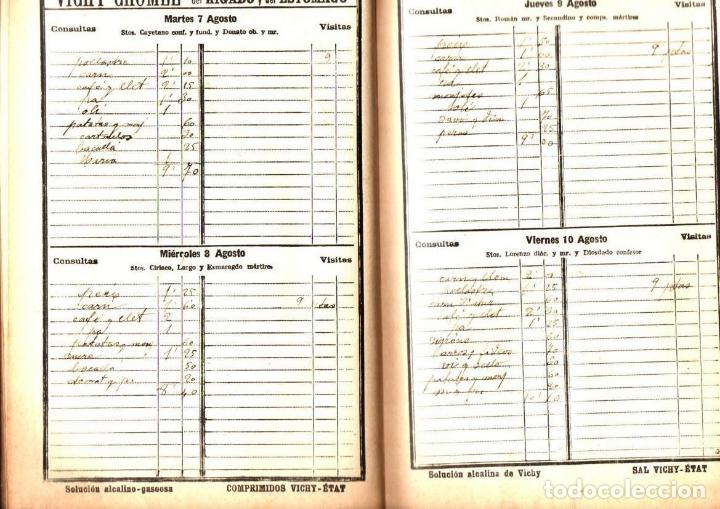 Libros antiguos: AGENDA AGUA DE VICHY 1934 - Foto 2