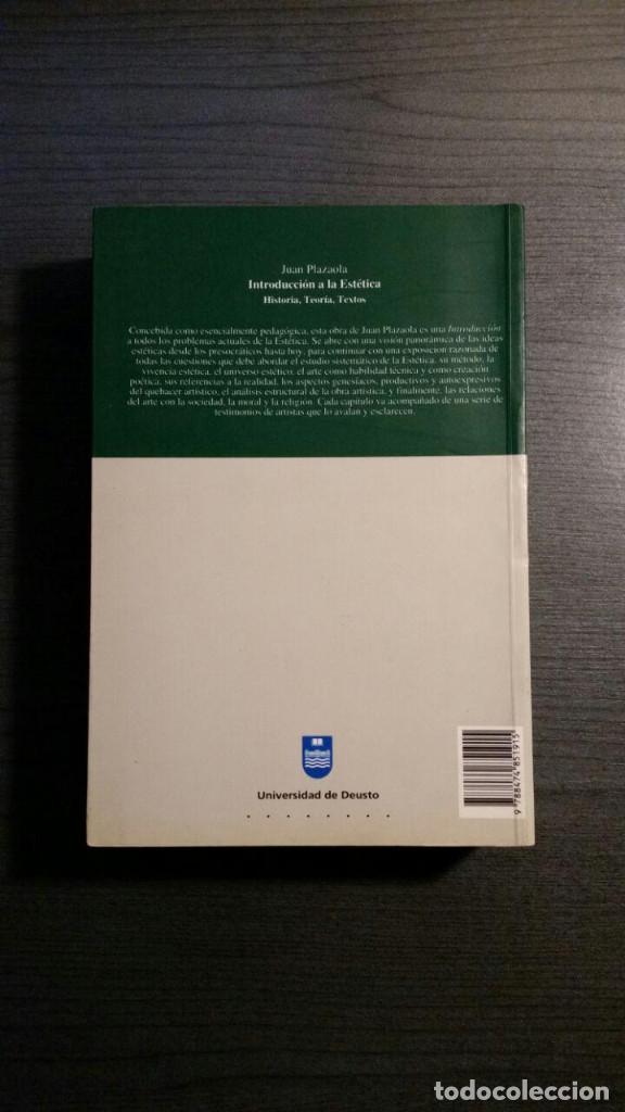 Libros antiguos: Introducci&oacute;n a la est&eacute;tica: Historia, Teor&iacute;a, Textos - Foto 4