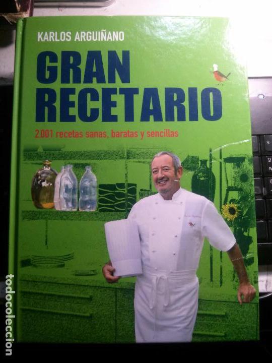 Libros antiguos: GRAN RECETARIO, KARLOS ARGUI&Ntilde;ANO, BAINET EDITORIAL - Foto 1