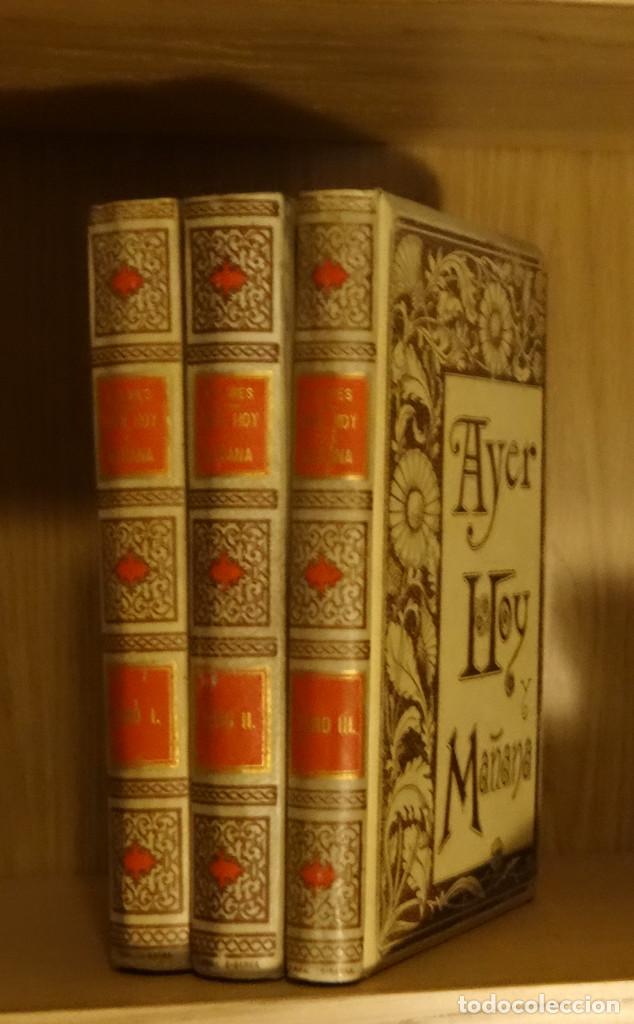 Libri antichi: AYER, HOY Y MA&Ntilde;ANA &Oacute; LA FE, EL VAPOR Y LA ELECTRICIDAD. CUADROS SOCIALES DE 1800, 1850 Y 1899