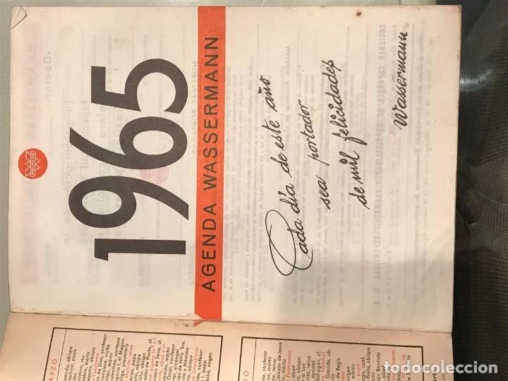 Libros antiguos: 1965 Agenda Wassermann  sin usar. - Foto 3