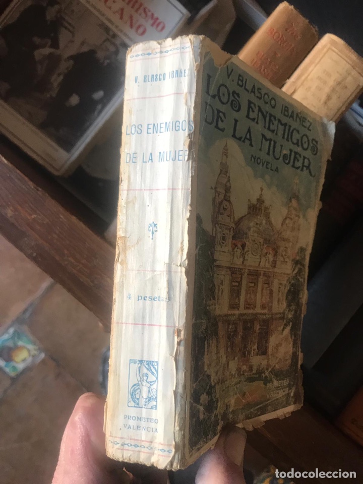 Libros antiguos: V. Blasco Iba&ntilde;ez. Los enemigos de la mujer - Foto 3