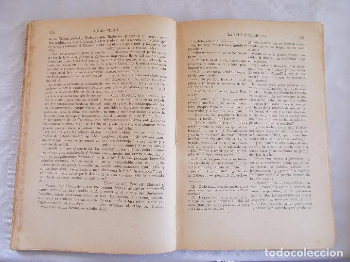 Libros antiguos: LA ISLA MISTERIOSA, JULIO VERNE - Foto 3