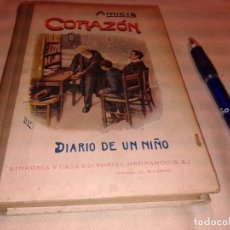 Livros antigos: EDMUNDO DE AMICIS, CORAZON, 1887. Lote 150499438