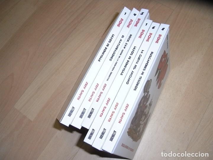 Libros antiguos: Jeff Smith, Bone, Astiberri, 2 ed. 2007, numeros 1.4.5.6. y 8 - Foto 2