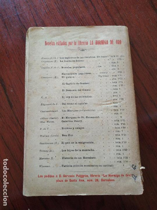 Libros antiguos: EL DEMONIO DEL DINERO (1911) de Enrique Conscience - Foto 5