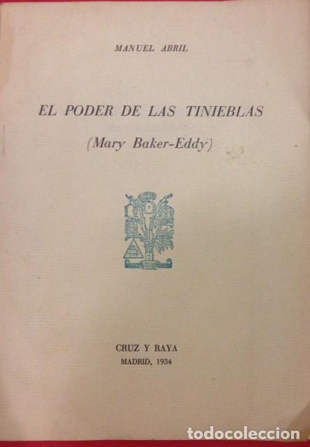 Libros antiguos: manuel abril. el poder de las tinieblas de cruz y raya 1934 - Foto 1