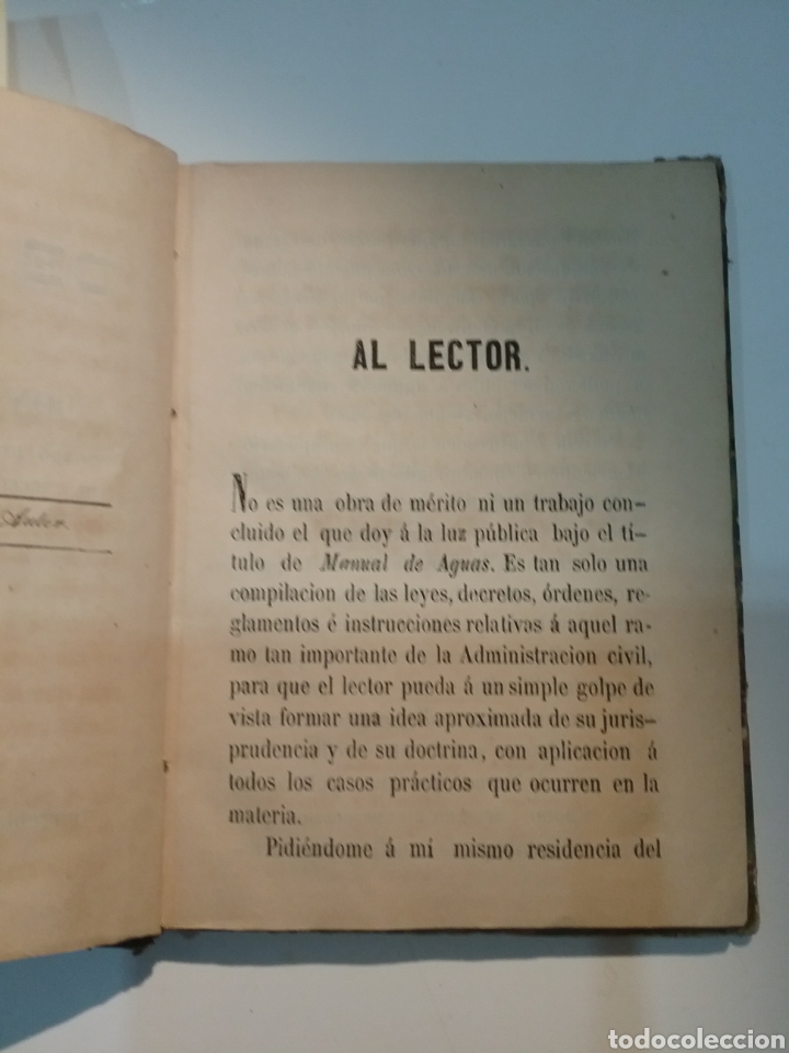 Libros antiguos: Libro Manual de Aguas Ferm&iacute;n Abella, Huesca 1861 - Foto 6