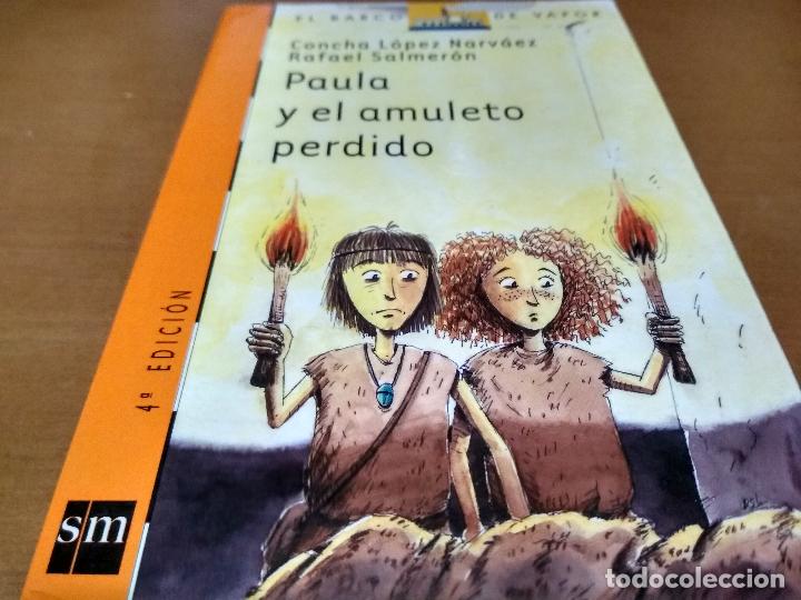 Libros antiguos: Paula y el amuleto perdido - Foto 1