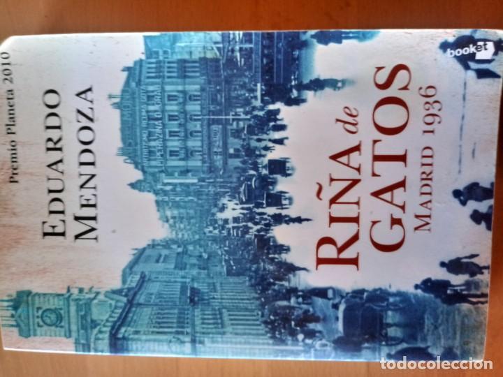 Libros antiguos: Ri&ntilde;a de Gatos   Eduardo Mendoza - Foto 1